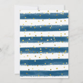 Kerstblauw Baby voor vrachtwagen Kaart (Achterkant)