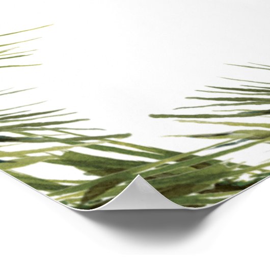 Kerstblauw en roze seksespecifiek poster (Hoek)