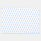 Kerstblauw en wit patroon inpakpapier vel (Voorkant 2)