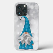 Kerstblauw Hoesje-Mate iPhone Case (Achterkant)