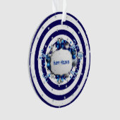 kerstblauw Ornament (voorkant)