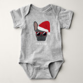 Kerstblauw Romper (Voorkant)