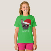 Kerstblauw T-shirt (Voorkant volledig)