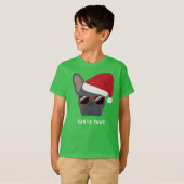 Kerstblauw T-shirt (Voorkant volledig)