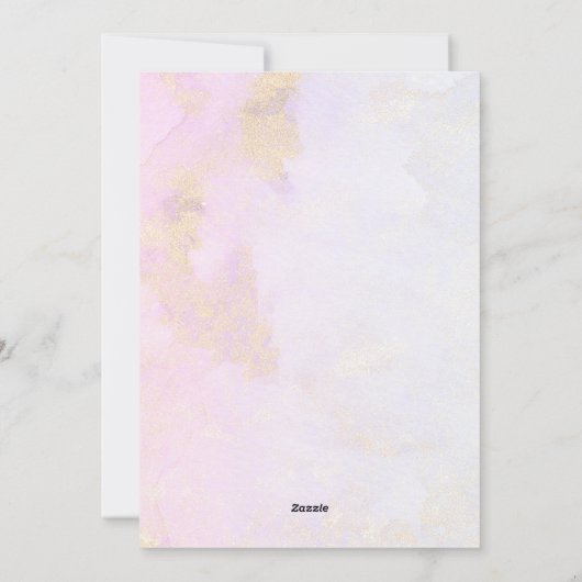 Kerstblauw Waterverf 5 Foto Ornament Feestdagenkaart (Achterkant)