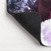 Kerstblauwe kat muismat (Hoek)