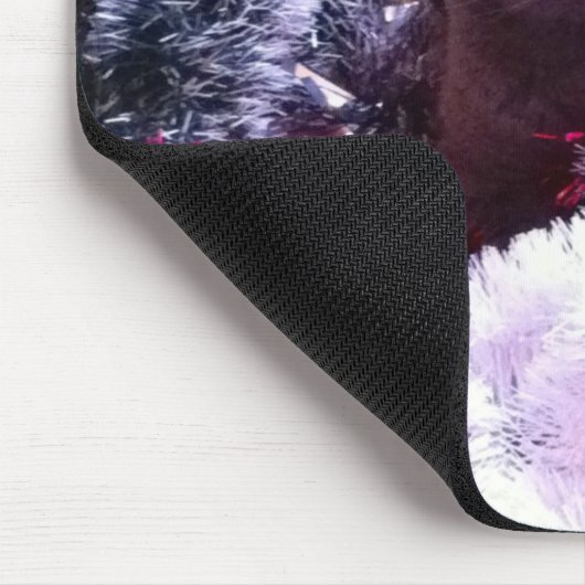 Kerstblauwe kat muismat (Hoek)