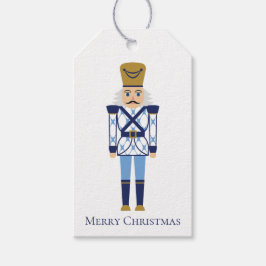kerstblauwe Labels, Cadeaulabel