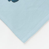 Kerstblauwe wintertrio-chillin met mijn gnomen fleece deken (Hoek)