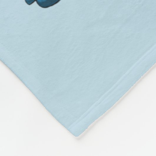 Kerstblauwe wintertrio-chillin met mijn gnomen fleece deken (Hoek)