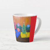 Kerstblijdschap Latte Mok (Rechterhoek)