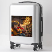 KERSTBlijdschap THEMA ZINGENDE KINDEREN Sticker (Koffer)