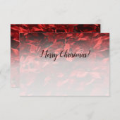 Kerstbloem Aangepaste foto Felicitaties Notitiekaartje (Voorkant / Achterkant)