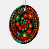 Kerstbloem Keramisch Ornament (Rechts)