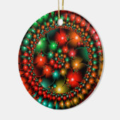 Kerstbloem Keramisch Ornament (Links)