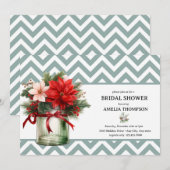 Kerstbloem | Kerst Vrijgezellenfeest Kaart (Voorkant / Achterkant)