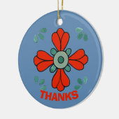 Kerstbloem,, toevoegen, tekst bewerken keramisch ornament (Links)