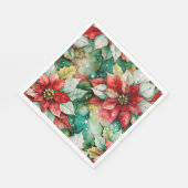 Kerstbloemen 02 servet (Hoek)