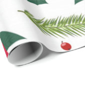 kerstbloemen cadeaupapier (Rol Hoek)