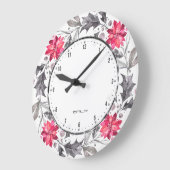 kerstbloemen en luiers grote klok (Hoek)