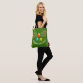 Kerstbloemen en sierplanten tote bag (Op model)