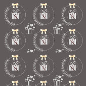 Kerstbloemen en strikken tissuepapier