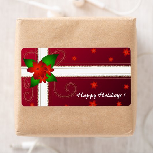 Kerstbloemen - Etiket (Insitu)