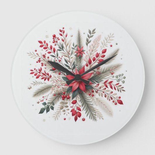 kerstbloemen grote klok (Voorkant)