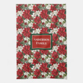 Kerstbloemen Handdoek Elegante Keuken Moeder Cadea (Verticaal)
