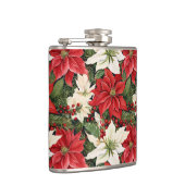 kerstbloemen heupfles (Rechts)