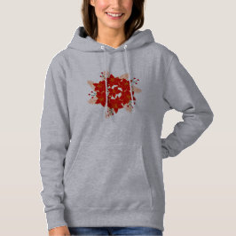 kerstbloemen hoodie