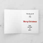 kerstbloemen kaart (Binnen)