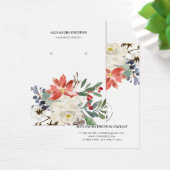 Kerstbloemen Kaart voor kerstsieraden (Bureau)