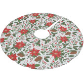 kerstbloemen kerstboom rok (Gekanteld)