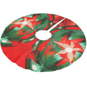 kerstbloemen kerstboom rok (Gekanteld)