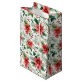 kerstbloemen klein cadeauzakje (Voorkant Gekanteld)