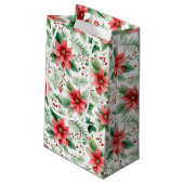 kerstbloemen klein cadeauzakje (Achterkant Gekanteld)