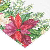 kerstbloemen korte tafelloper (Hoek)