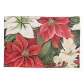 kerstbloemen kussensloop (Achterkant)