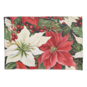 kerstbloemen kussensloop (Voorkant)