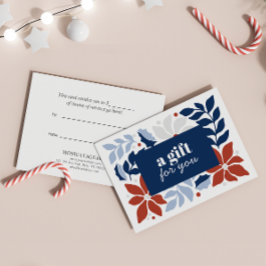 KERSTBLOEMEN ROOD BLAUW ZILVER SPECIAL