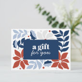 KERSTBLOEMEN ROOD BLAUW ZILVER SPECIAL (Staand voorkant)