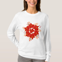 kerstbloemen t-shirt