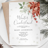 Kerstbloemenwinter Onederland 1e verjaardag Kaart