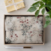Kerstbloemontwerpen Tissuepapier (Geschenk)
