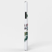 Kerstbloemroze witte roodroodroos Case-Mate iPhone case (Achterkant/rechts)