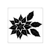 kerstbloemstempel rubberstempel (Afrduk)