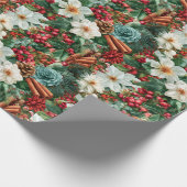 Kerstbloemstuk Cadeaupapier (Hoek)