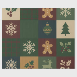 Kerstblok Kerstverpakking Cadeaupapier