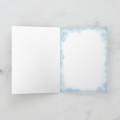 Kerstblokhut van Sharon Feestdagen Kaart (Binnen)